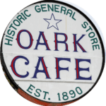 A sign for the historic general store and cafe.